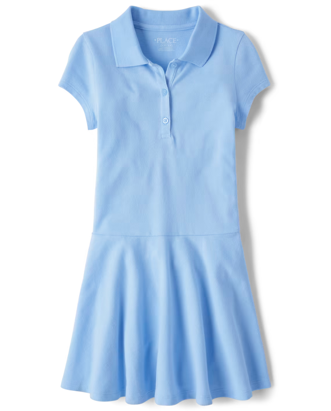 Girls Soft Pique Polo Dress