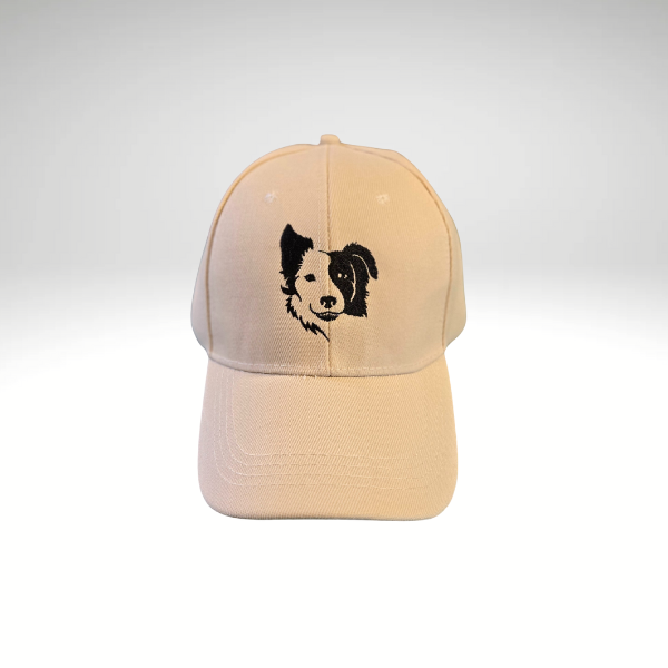 Border Collie Hat Beige