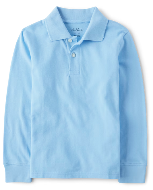 Boys Long Sleeve Polo
