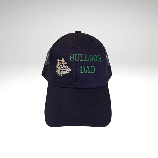 Bulldog Dad Trucker Navy