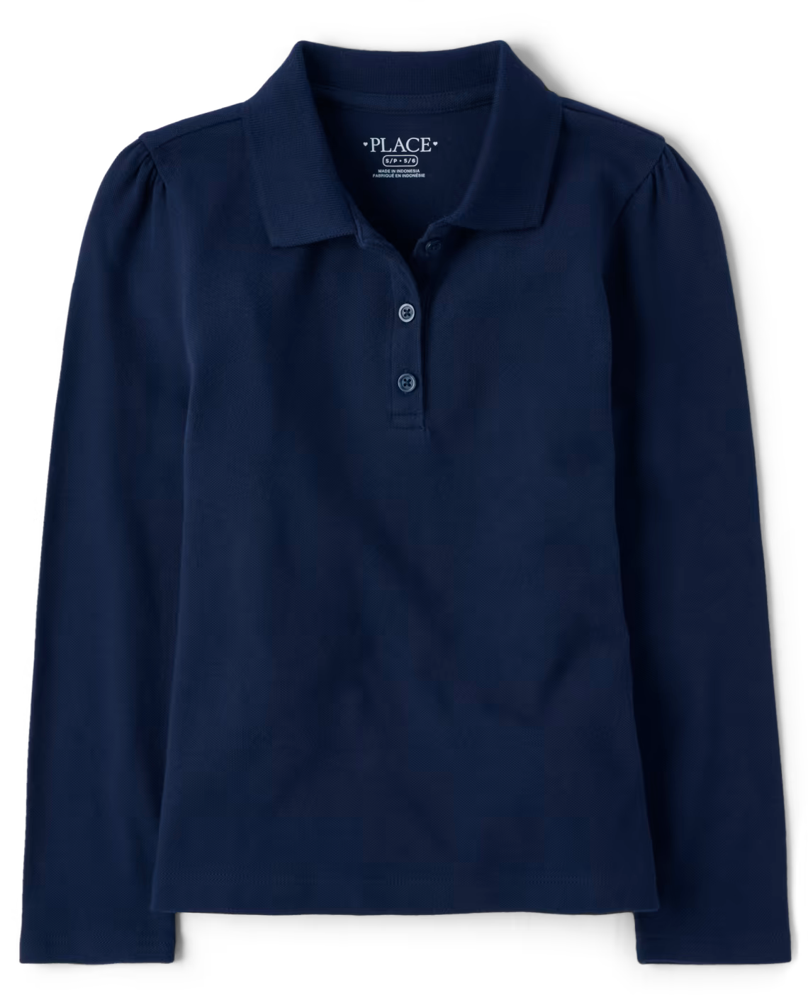 Girls Long Sleeve Polo