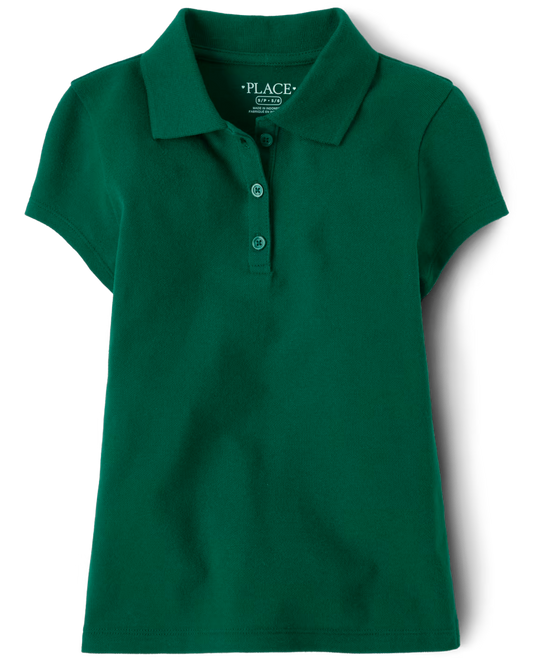 Girls Short Sleeve Polo