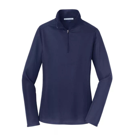 Ladies Pinpoint Mesh 1/2-Zip