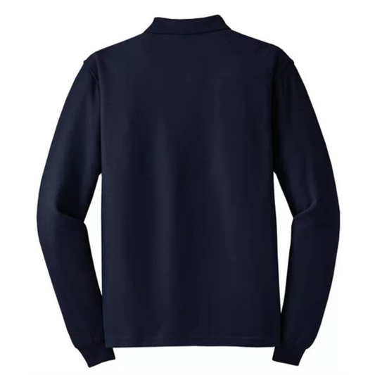 Men's Long Sleeve Silk Touch Polo