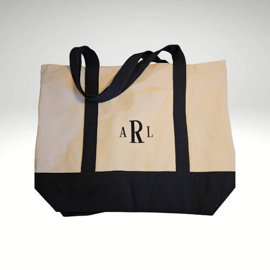 Wisteria Farm Border Collie Canvas Tote
